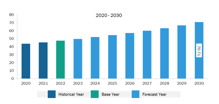 Middle East & Africa Meat Substitute Ingredients Market Revenue and Forecast to 2030 (US$ Million)