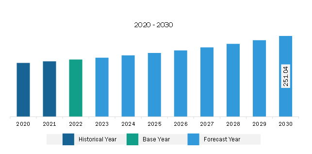 South & Central America Hot Melt Adhesives Market Revenue and Forecast to 2030 (US$ Million)