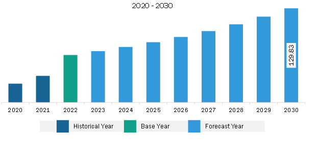 South & Central America Mesotherapy Market Revenue and Forecast to 2030 (US$ Million)